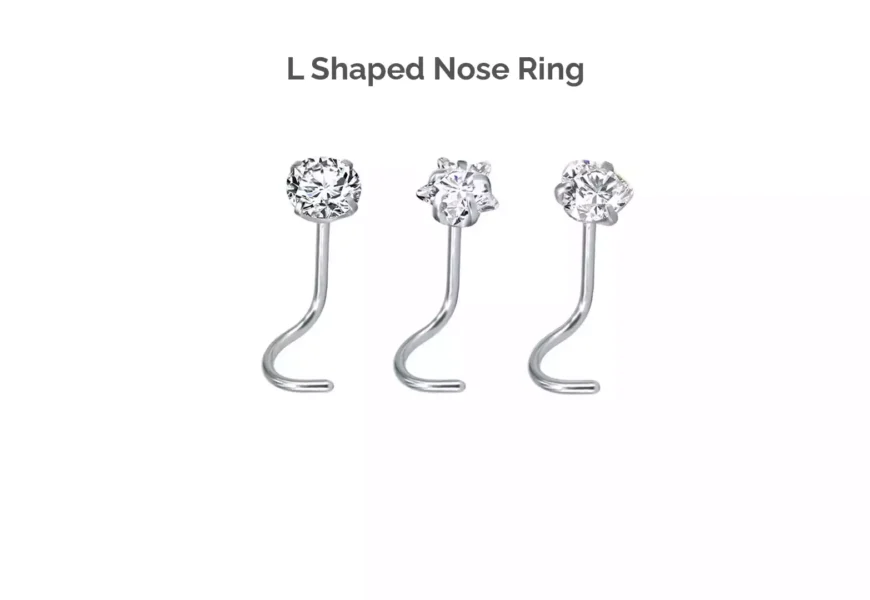 L Shaped Nose Ring